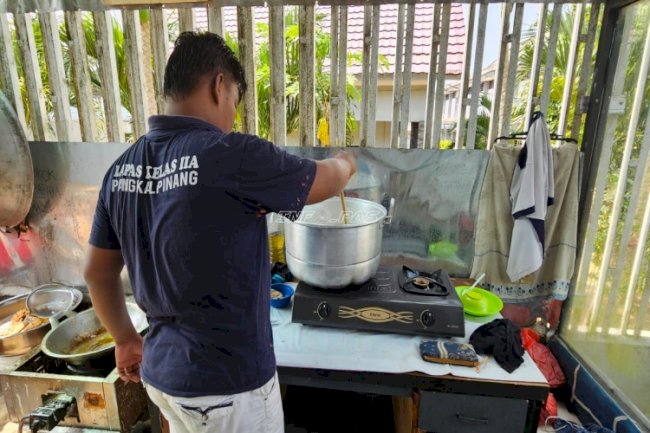  Warga Binaan Lapas Pangkalpinang Produksi Tew Fu Sui Khas Bangka