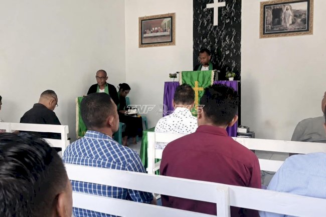 Ibadah Minggu dan Syukuran Remisi, Lapas Wahai Buka Harapan Baru