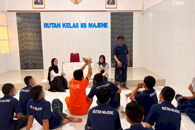 Asah Kemampuan dan Kepercayaan Diri, Rutan Majene Bekali Warga Binaan dengan Kelas Bahasa Inggris
