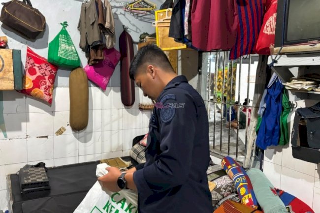 Rutan Rantau Perkuat Keamanan melalui Razia Rutin Kamar Hunian