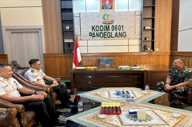 Rutan Pandeglang Perkuat Sinergi dengan Kodim 0601/Pandeglang