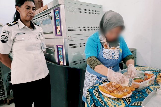 Warga Binaan Lapas Perempuan Ambon Asah Keterampilan Olah Nugget Pisang