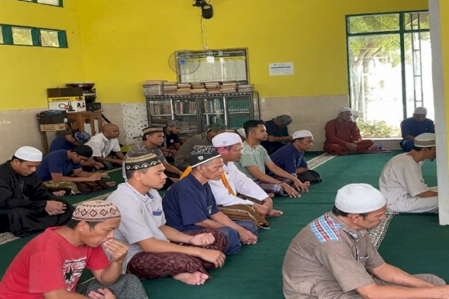 Menata Hati dan Diri, Warga Binaan Rutan Barabai Ikuti Penyuluhan Agama Bersama Kemenag Kab. HST
