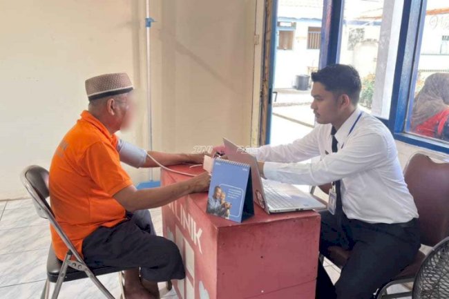 Deteksi Dini Kondisi Kesehatan, Rutan Marabahan Gelar Pemeriksaan Gratis bagi Warga Binaan