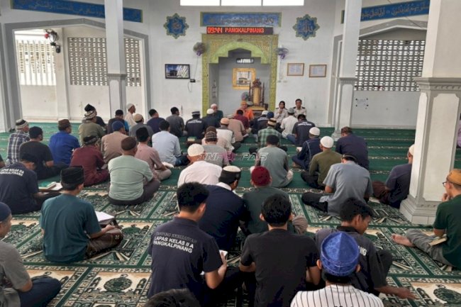  Entaskan Buta Al-Qur’an, Lapas Pangkalpinang Buka Kelas Iqra bagi Warga Binaan
