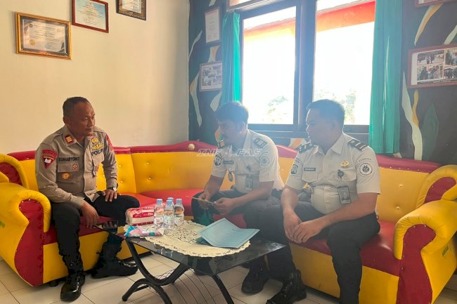 Perkuat Kesiapsiagaan Pengamanan, Lapas Tolitoli Koordinasi dengan Brimob