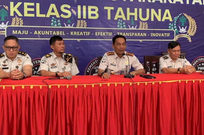 Perkuat Tusi dan Kebersamaan, Kalapas Tahuna Gelar Tatap Muka Perdana