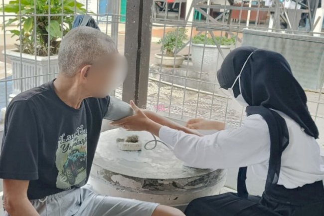 Rutan Pandeglang Lakukan Kontrol Kesehatan Keliling bagi Warga Binaan