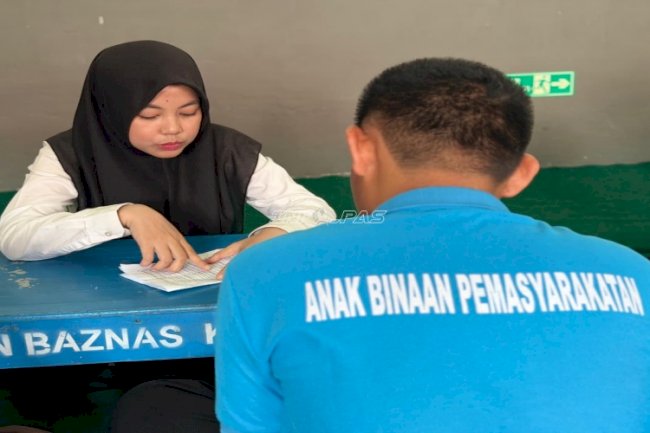 LPKA Palangka Raya Libatkan Peserta Magang dalam Kegiatan Mengajar bagi Anak Binaan 