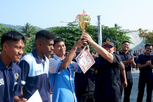Semarak HUT Ke-81 RI di Lapas Luwuk Ditutup dengan Pembagian Hadiah Lomba