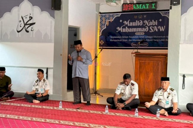 Teladani Akhlak Rasulullah, Rutan Majene Gelar Peringatan Maulid Nabi Muhammad saw. 