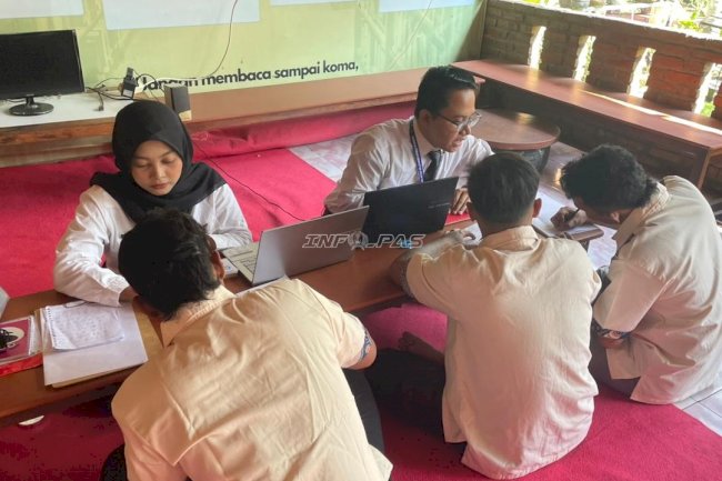 Tak Kenal Huruf, Tiga Warga Binaan Belajar Membaca di Lapas Surabaya