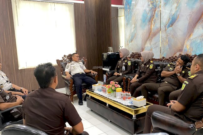 Perkuat Koordinasi, Rutan Barabai Sambut Kunjungan Kajari HST