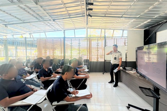 Program Paket C Lapas Narkotika Karang Intan Ajarkan Sejarah Cara Manusia Bertahan Hidup