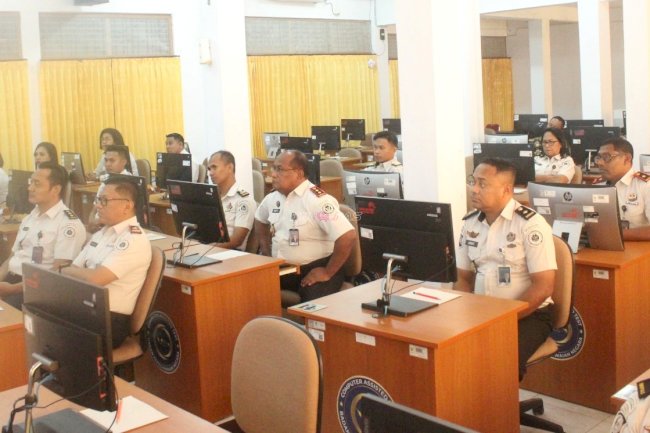 Dukung Manajemen Talenta, Empat Petugas Lapas Tual Ikuti Uji Kompetensi ProASN 