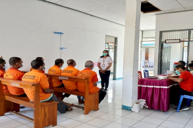 Deteksi Dini Penyakit, Lapas Atambua Gandeng Puskesmas Selatan Periksa Kesehatan Tahanan Baru