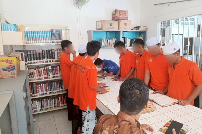 Satu Buku, Sejuta Wawasan, Warga Binaan Rutan Rantau Tumbuhkan Semangat Literasi
