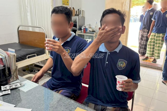Putus Rantai TB, Lapas Mojokerto Berikan Terapi Pencegahan kepada Warga Binaan
