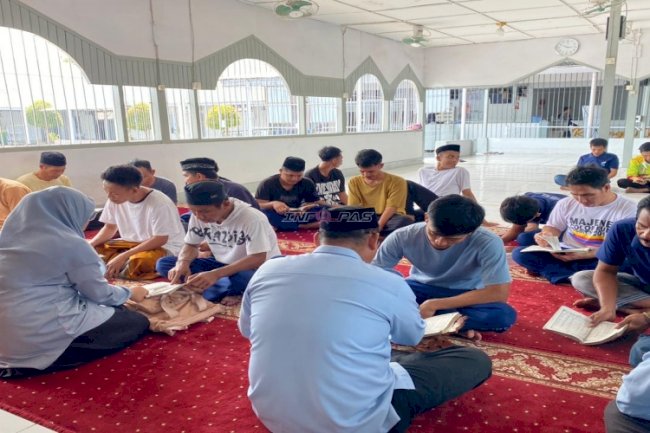Bersinergi dalam Pembinaan, Rutan Majene Evaluasi Pembelajaran Huruf Hijaiyah bagi Warga Binaan