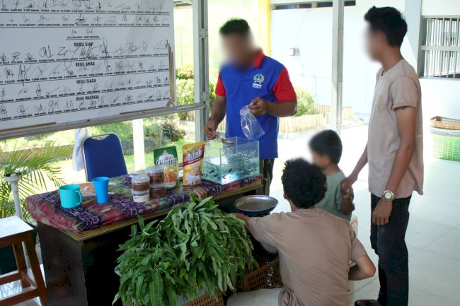 Hasil Pertanian hingga Kerajinan Warga Binaan Lapas Banjarmasin Dipajang di Stan UMKM