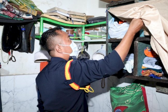 Perkuat Keamanan, Lapas Mojokerto Intensifkan Razia Blok Hunian