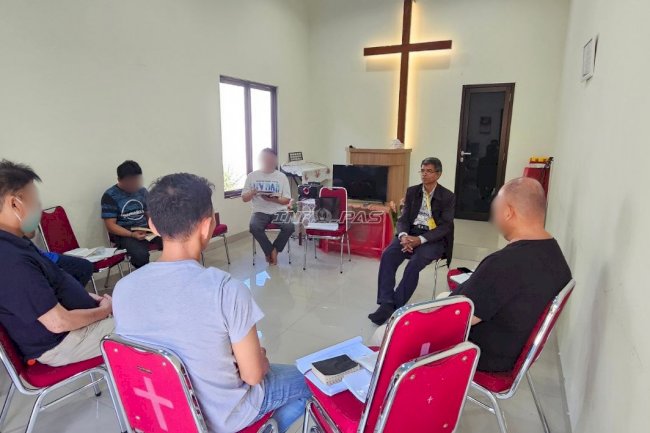 Lapas Pangkalpinang Fasilitasi Kebaktian Nasrani, Bawa Pesan Yesus yang Menyembuhkan