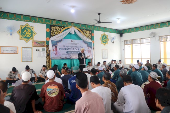Lapas Tanjung Peringati Maulid Nabi, Warga Binaan Dalami Keteladanan Rasulullah