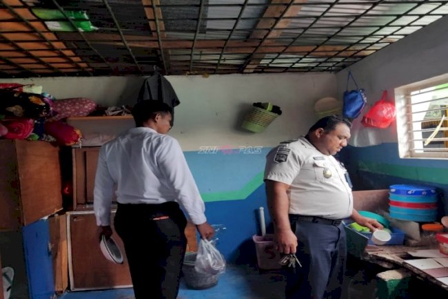 Persempit Celah Gangguan Kamtib, Lapas Tual Geledah Kamar Hunian Warga Binaan