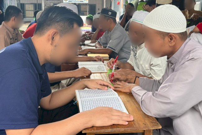 Perkuat Iman dan Takwa, Warga Binaan Rutan Kandangan Ikuti Pembinaan Keagamaan