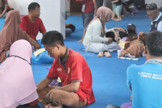 Lapas Batulicin Hadirkan Kunjungan Tatap Muka, Warga Binaan Melepas Rindu bersama Keluarga
