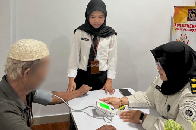 Lewat Prasetya, Lapas Perempuan Pangkalpinang Beri Layanan Kesehatan Gratis bagi Pengunjung