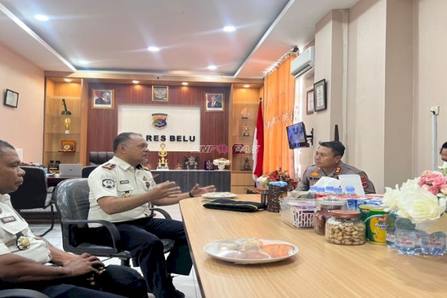 Kalapas Atambua Audiensi ke Polres Belu, Perkuat Sinergi Hukum dan Penertiban Aset Negara