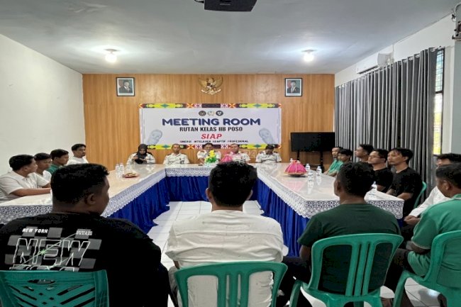 Perkuat Layanan Pemasyarakatan, Bapas Luwuk Lakukan Monitoring dan Evaluasi Pos Bapas di Rutan Poso