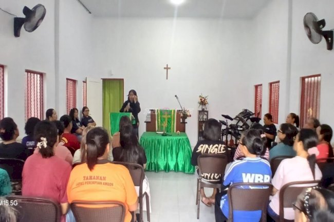 Lapas Perempuan Ambon Bina Kerohanian Warga Binaan melalui Ibadah Bersama Tim Mission Prison