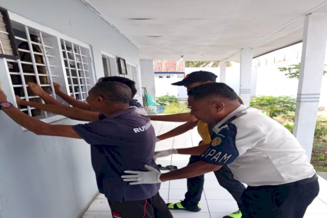 Rutan Masohi Cegah Gangguan Kamtib dan Halinar lewat Razia Insidentil
