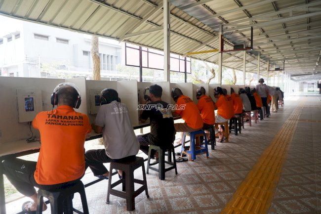 Perkuat Pengawasan Komunikasi, Lapas Narkotika Pangkalpinang Optimalkan Wartelsuspas