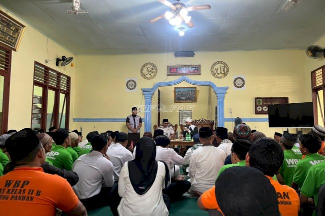 Lapas Tanjungpandan Perkuat Pembinaan Kerohanian Bersama Habib Ahmad Al-Habsyi