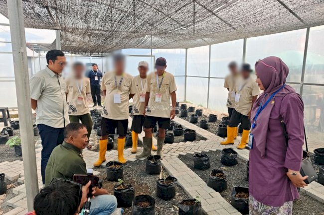 Tatap Masa Depan, Warga Binaan Lapas Banjarmasin Belajar Budidaya Melon