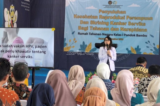 Pastikan Hak Kesehatan Terpenuhi, Rutan Pondok Bambu Gelar Skrining Kanker Serviks