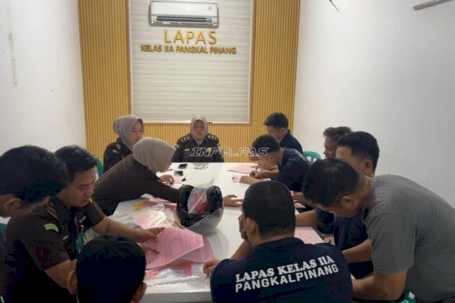 Lapas Pangkalpinang Fasilitasi Pengembalian Barang Warga Binaan oleh Kejari
