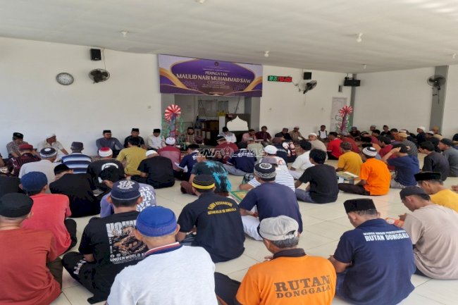 Peringatan Maulid Nabi Jadi Momentum Perbaikan Diri Warga Binaan Rutan Donggala