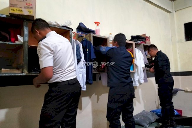 Tegaskan Komitmen Zero Halinar, Lapas Pemuda Madiun Intensifkan Razia Insidentil