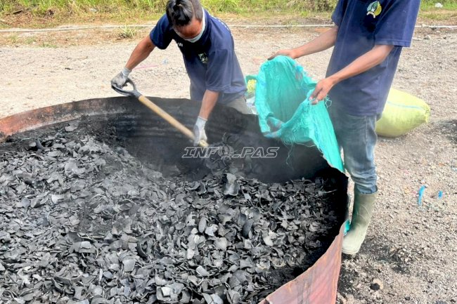 6,8 Ton Arang Hasil Pembinaan Lapas Muara Sabak Tembus Pasar Internasional