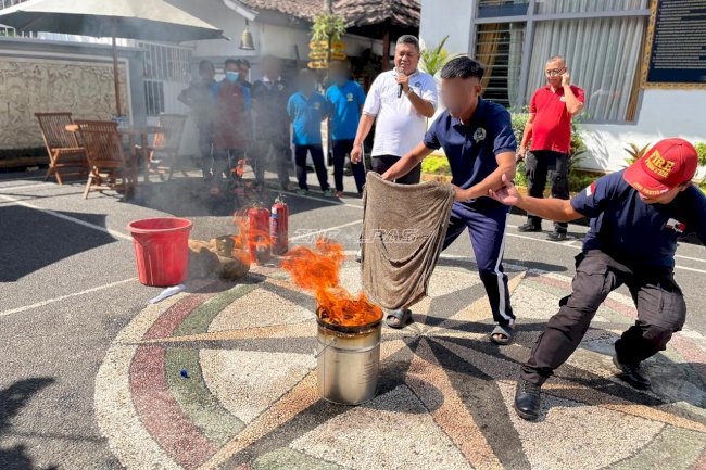 Rutan Klungkung Gelar Simulasi Kebakaran, Tingkatkan Kesiapsiagaan Situasi Darurat