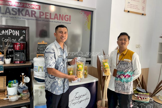 Keripik Bina Pisang Lapas Tanjungpandan Hadir di Kanim Tanjungpandan