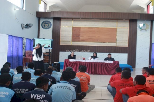 Jaga Kesehatan Mental Warga Binaan, Lapas Piru Gelar Sosialisasi dalam JUMPA KESAN