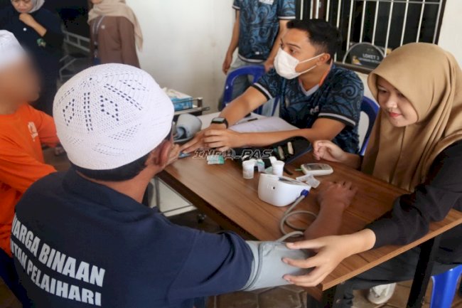 Pemantauan Kesehatan Warga Binaan, Rutan Pelaihari Fokus Cegah Risiko Penyakit Tidak Menular
