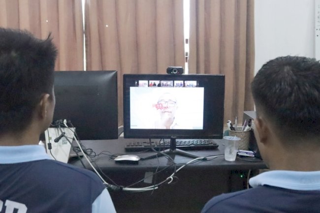 Lapas Kotabaru Fasilitasi Kebaktian Virtual, Teguhkan Iman dan Pengharapan Warga Binaan 