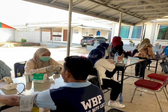 Lapas Batulicin Fasilitasi Tracking TBC dan Cek Kesehatan Gratis bagi Warga Binaan