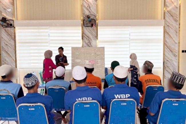 Tindak Lanjut Pendataan Warga Binaan Buta Aksara, Rutan Marabahan Mulai Berikan Pembelajaran Literasi Dasar